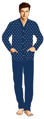 PIGIAMA APERTO CONFORMATO UOMO M/L 2315 Tellini S.r.l. Ingrosso Abbigliamento